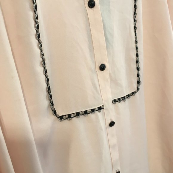 Karl Lagerfeld Sheer Blouse - Picture 3 of 8